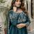 Silk Blend Embroidery Anarkali Kurta Pant Set with Dupatta