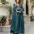 Silk Blend Embroidery Anarkali Kurta Pant Set with Dupatta