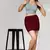 Trendmalls Skirt with shorts for women's & girl's solid high waist flared skater short mini skirt