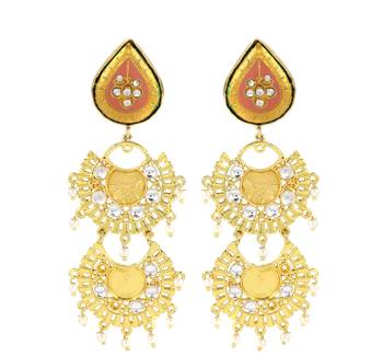 Handmade meena earrings 2
