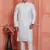 men off white jacquard silk brocade  pintux straight kurta churidar