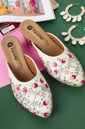 women stylish ethnic fancy heel sandal | sandal for women |heel sandal for party & marriage | women footwear