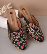 women stylish ethnic fancy heel sandal | sandal for women |heel sandal for party & marriage | women footwear