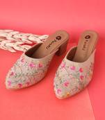 women stylish ethnic fancy heel sandal | sandal for women |heel sandal for party & marriage | women footwear