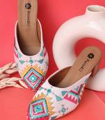 women stylish ethnic fancy heel sandal | sandal for women |heel sandal for party & marriage | women footwear