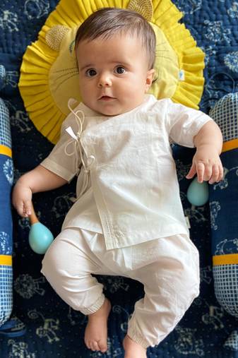 Organic essential angrakha top & pants