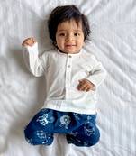 Organic kurta & zoo print pants