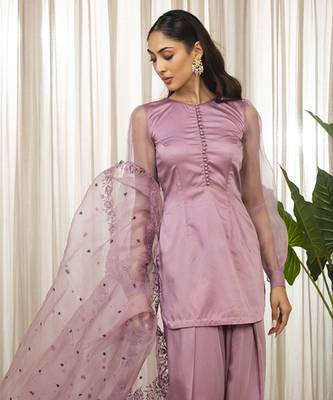 Lavender kurta set 5