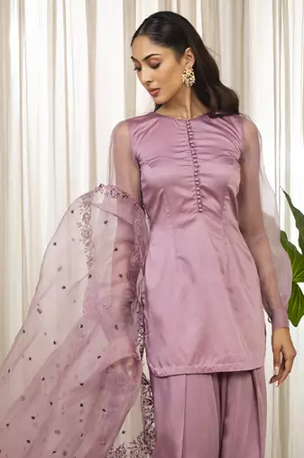 Lavender kurta set