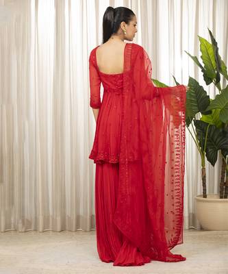 Lal sharara set 2