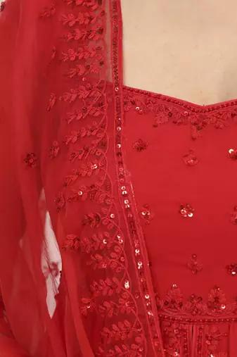 Lal sharara set