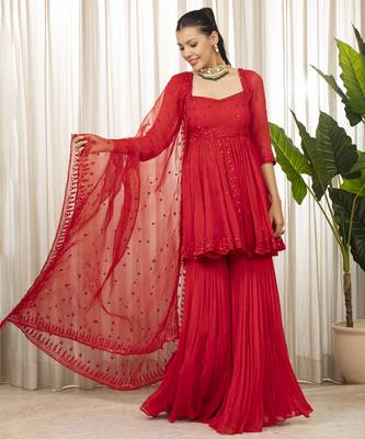 Lal sharara set 5