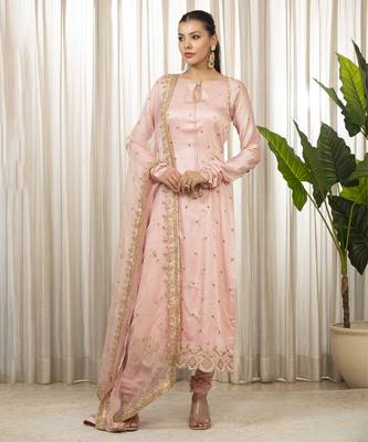 Sonam pink kurta set 5