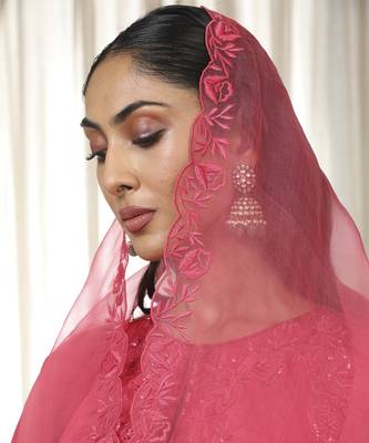 Kashmiri pink richa kurta set 3