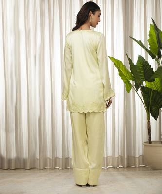 Butter yellow richa kurta set 2