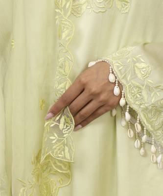 Butter yellow richa kurta set 4