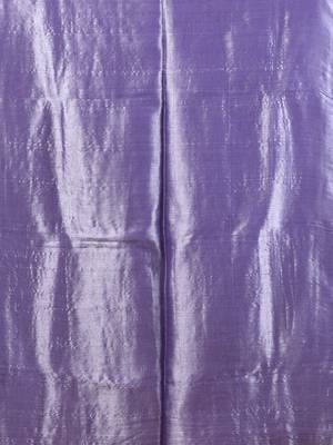 Violet tissue soft saree with pompom 4