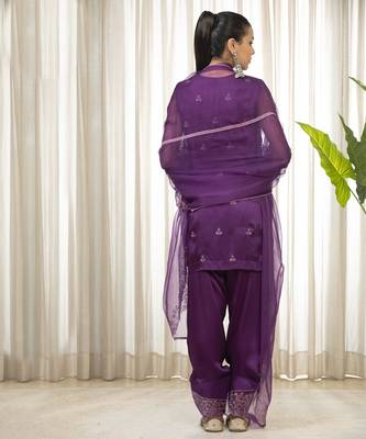 Purple kurta set 2