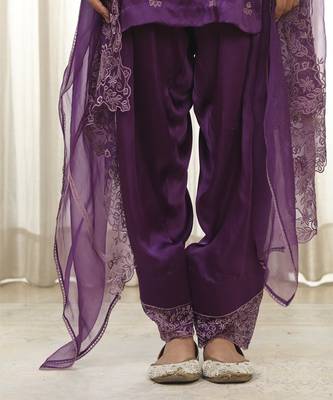 Purple kurta set 4