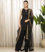 Siyah salwaar set