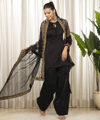 Siyah salwaar set 2