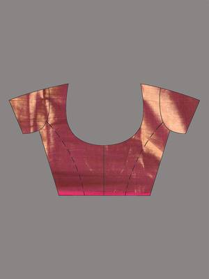 Magenta tissue soft saree with sequined work 5