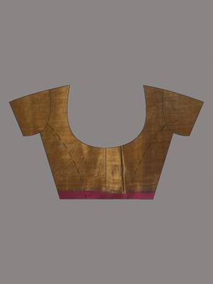 Golden tissue soft saree with sequined work 5