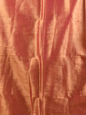 Yellow shimmer tissue saree with gota patti borders 4