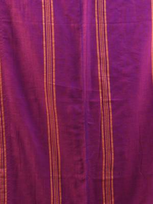 Pink mulmul cotton soft saree with texture borders Without blouse 4