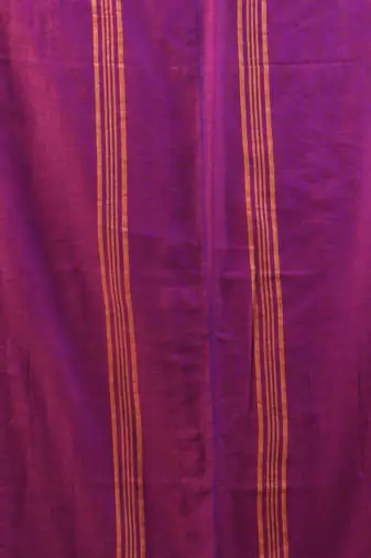Pink mulmul cotton soft saree with texture borders Without blouse
