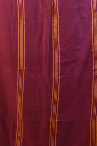 Mustard mulmul cotton soft saree with texture borders Without blouse