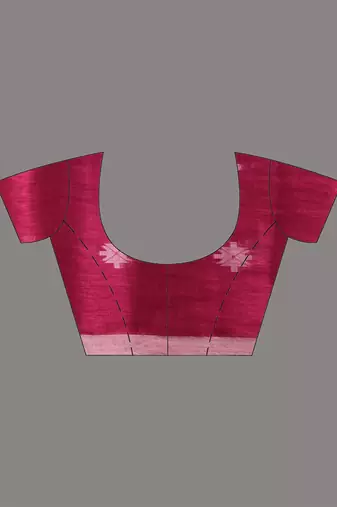 Pink texture motifs tissue saree with stripes pallu