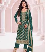 Rama embroidered pure jacquard viscos pakistani salwar suit
