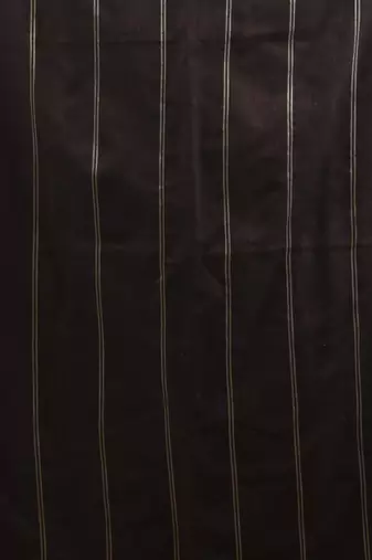 Brown cotton handspun soft saree with stripe pattern