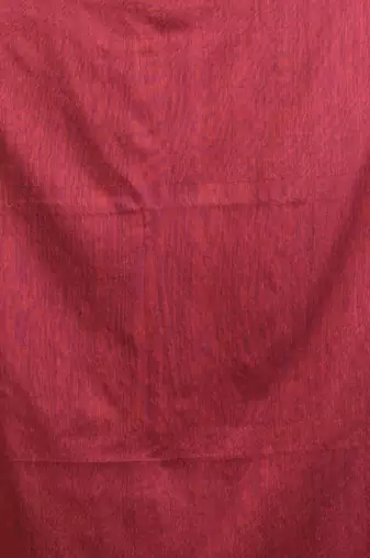 Mustard cotton soft saree with contrast magenta pallu