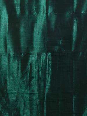 Green shimmer tissue saree with gota patti borders 4