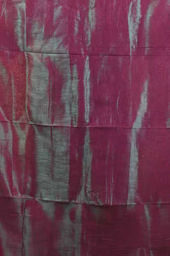 Mulberry shimmer tissue saree with gota patti borders