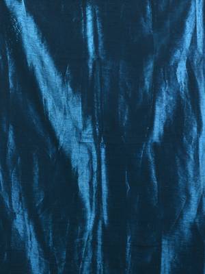 Sapphire blue shimmer tissue saree with gota patti borders 4