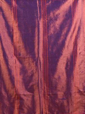 Violet tissue soft saree with temple borders 4