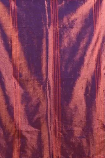 Violet tissue soft saree with temple borders