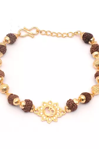 Gold plated copper bracelet