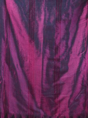 Purple tissue soft saree with temple borders 4