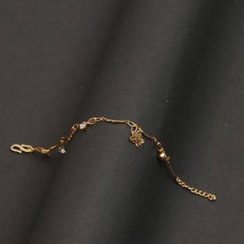 Gold plated copper bracelet 1