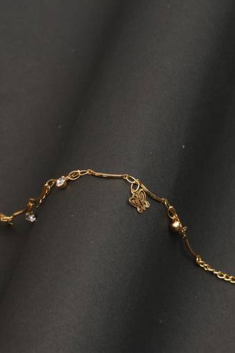 Gold plated copper bracelet