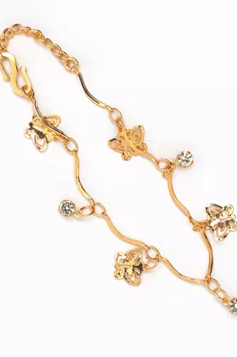 Gold plated copper bracelet