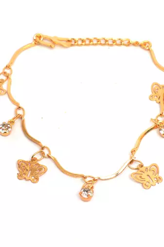 Gold plated copper bracelet