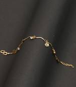 Gold plated copper bracelet
