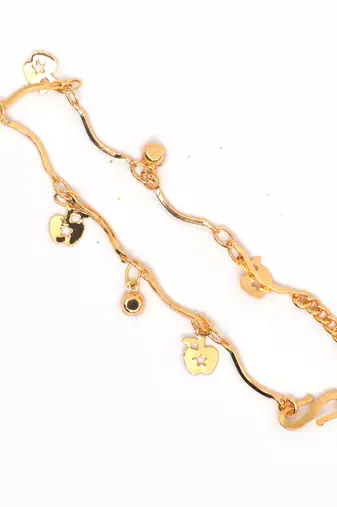 Gold plated copper bracelet