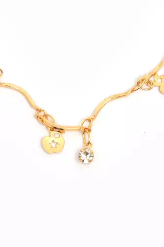 Gold plated copper bracelet