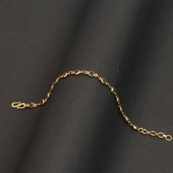 Multicolor Gold plated copper bracelet 1